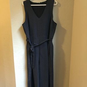 TALL Banana Republic Polka Dot Cropped Jumpsuit